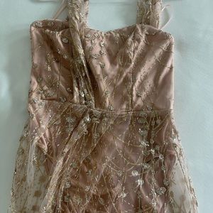Mesh sparkly dress